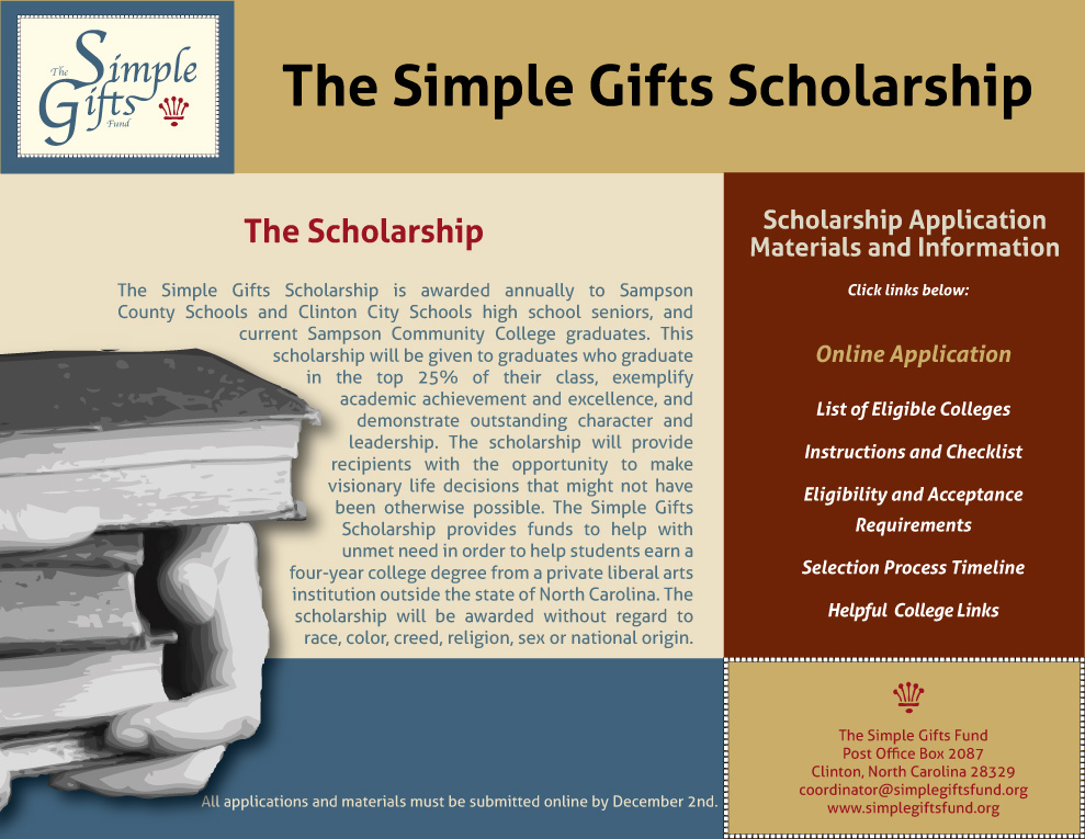 Simple Gifts Scholarship